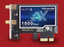 PCIe graphics card with a digital display showing '1800 MHz' on a black background
