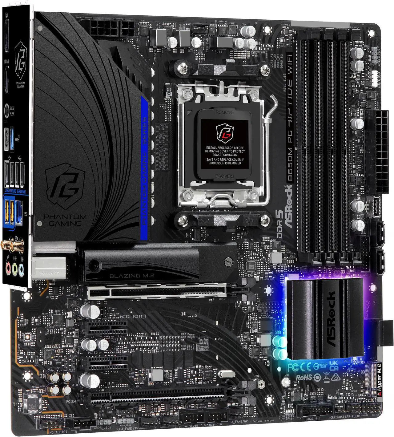 ASRock B650M ddr5 WiFi 6E AMD Ryzen Secondary image