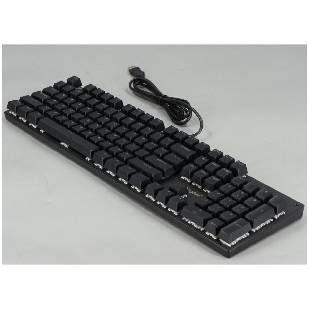 MK30 Carbon Mechanical Backlit Game Keyboard Mechanical Keyboard Arabic / English 104 Keys