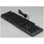 MK30 Carbon Mechanical Backlit Game Keyboard Mechanical Keyboard Arabic / English 104 Keys