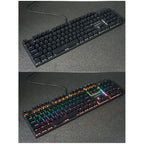 MK30 Carbon Mechanical Backlit Game Keyboard Mechanical Keyboard Arabic / English 104 Keys