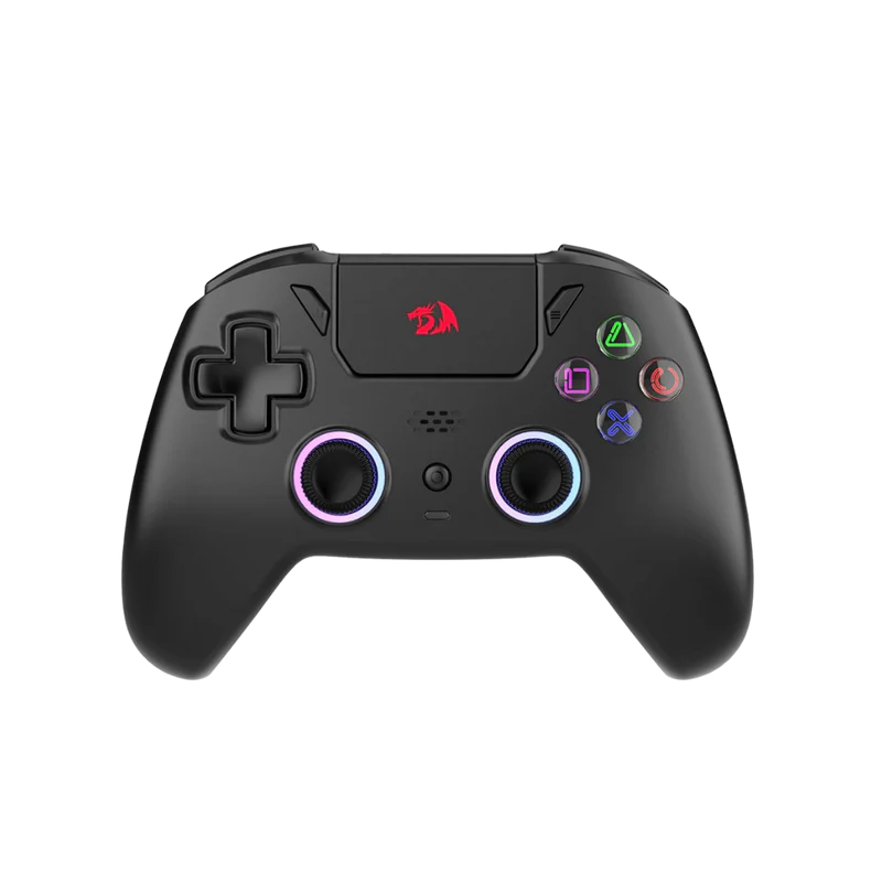 Redragon Darkflame Black Gamer Controller with Analog LEDs and Hall Effect G820 Triggers