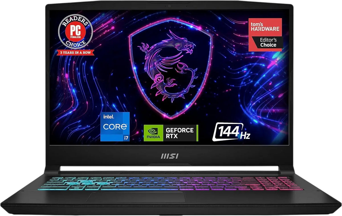 MSI Katana 17 HX B14WEK Gaming Laptop - Intel Core i7-14650HX - 16GB DDR5 RAM - 1TB M.2 SSD - RTX 5070 8GB GDDR7 - 17" QHD 165Hz Main image