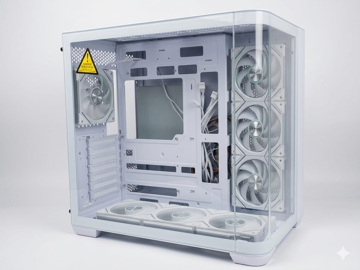 CASE Thermaltake Ultra Series  Advanced Cooling Masterpiece - 8 ARGB Fan Edition