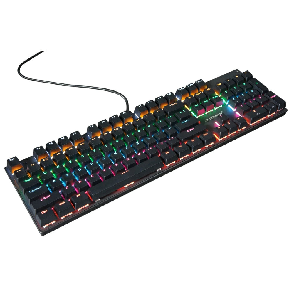 MK30 Carbon Mechanical Backlit Game Keyboard Mechanical Keyboard Arabic / English 104 Keys