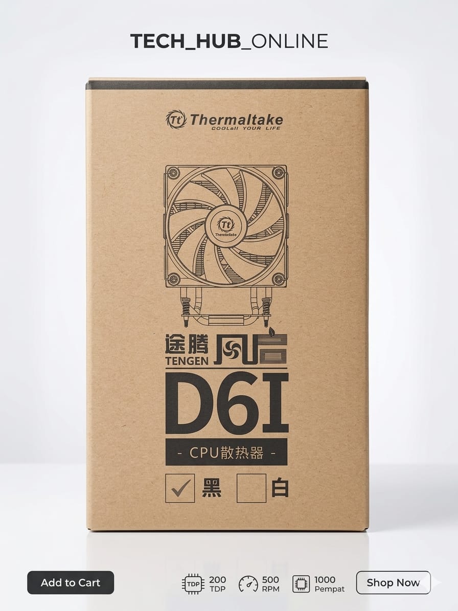 Thermaltake Wind Start D6i 6-HEATPIPE EXTREME PERFORMANCE