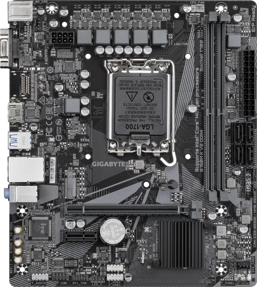 اللوحة الأم GIGABYTE Intel® B760 K V2 DDR4