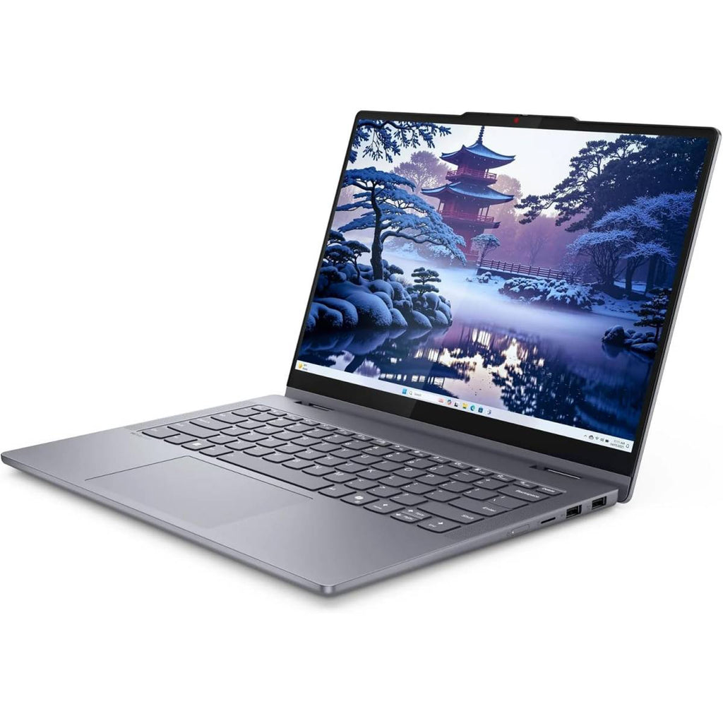 Laptop Lenovo YOUGA 5 2-in-1 Touch Core Ultra 5 AI 225U, 16GB LPDDR5x, 512GB SSD, Touch Screen 14" WUXGA IPS, Windows 11 Home - Luna Grey