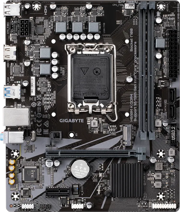 MOTHERBOARD GIGABYTE H610M K DDR4