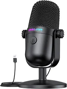 ONIKUMA M830 USB Condenser Gaming Microphone Mini USB Microphone