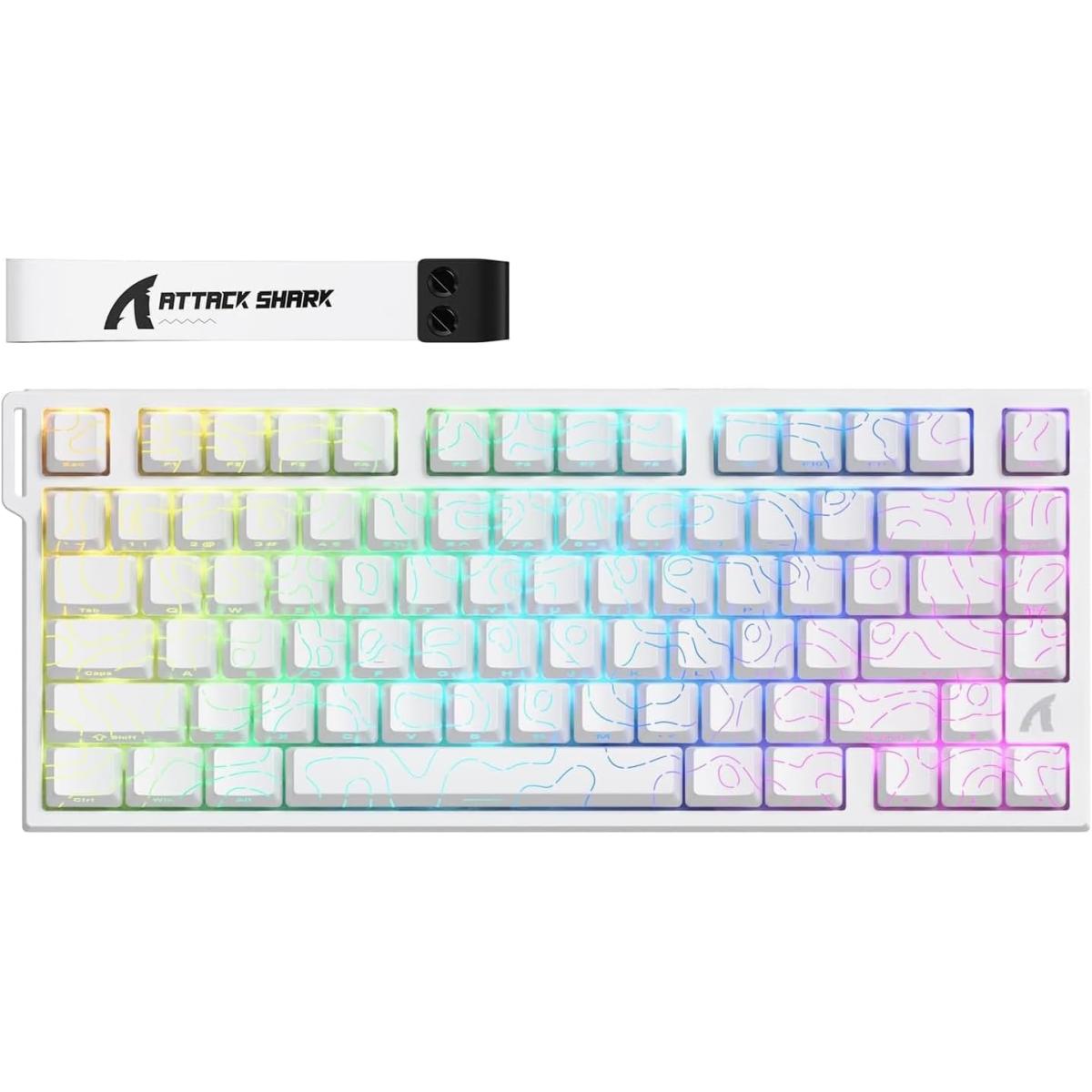 ATTACK SHARK R82 HE Rapid Trigger Keyboard Magnetic Switch with 0.005MM RT Main image