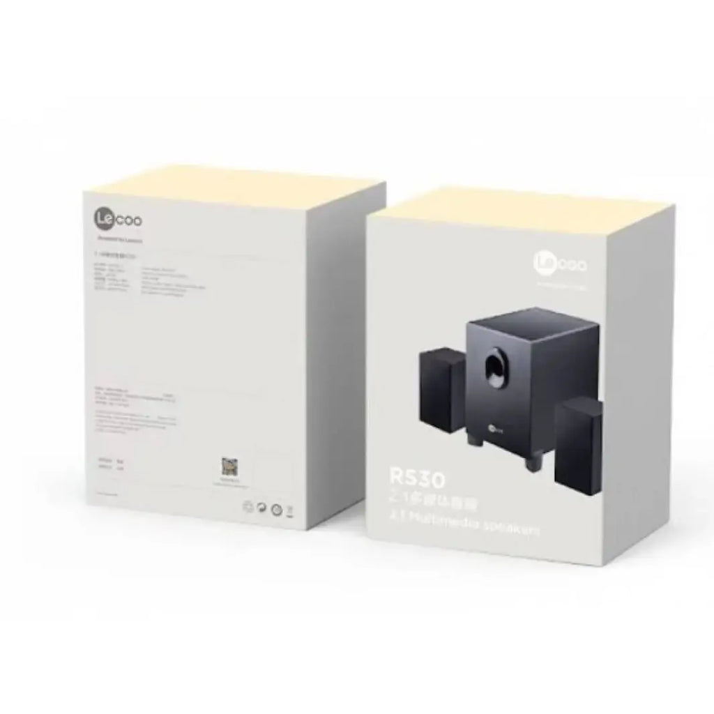 Lecoo by Lenovo RS30 Desktop Subwoofer Multimedia Speaker, 2.1 Channel