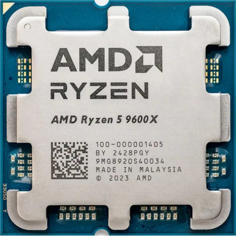 AMD RYZEN 5 9600X 6-Core 3.9GHz (5.4 GHz Max Boost) 38MB Cache AM5 Desktop Processor, Tray Main image