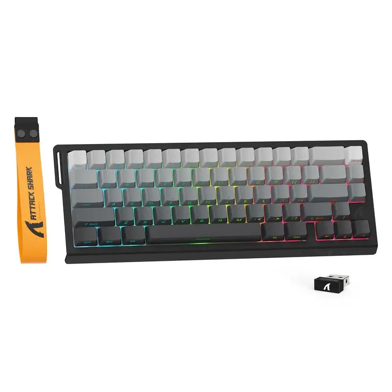 Attack Shark X68 Tri-Mode Mechanical Keyboard – Compact 65% Wireless Dominance