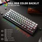Attack Shark X68 Tri-Mode Mechanical Keyboard – Compact 65% Wireless Dominance