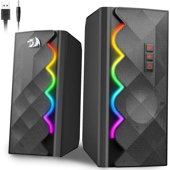 Redragon GS522 Computer Speakers, 2.0 Hi-Fi