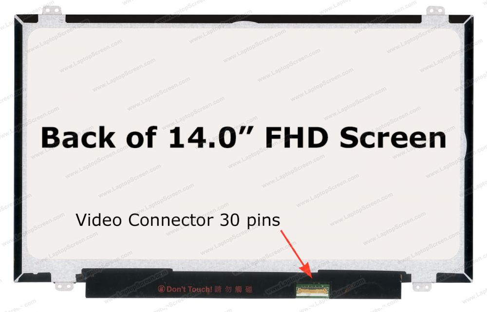 N140HGE-EAA REV.C2 | 14.0" Full HD Laptop LED Screen (105) Secondary image