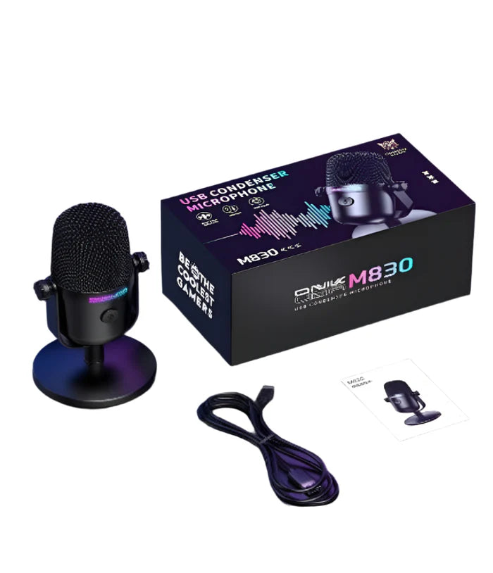 Onikuma Gaming USB Condenser Microphone, Mini USB Microphone, Noise Cancellation Secondary image