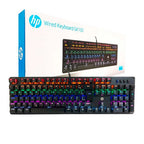 HP GK100 RGB MECHANICAL GAMiNG KEYBOARd WiTH BLUE SWiTCH