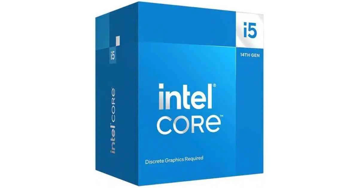 Intel Core i5-14400F – 14th Gen CPU Processor, 10 Cores Up to 4.7GHz Main image