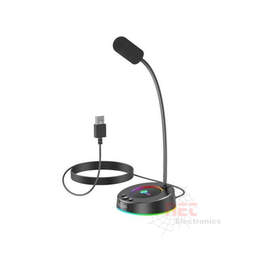 LeCoo MC01S USB RGB Desktop Microphone Streaming Main image