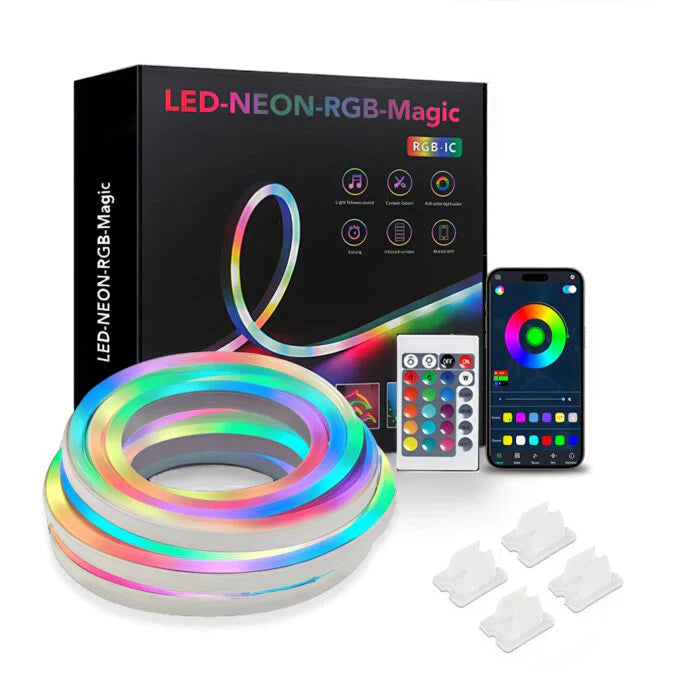 LED Neon RGB Magic Flexible Strip Light 10 Meter