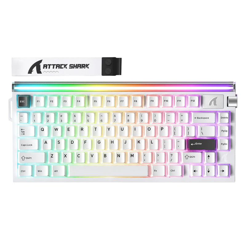 ATTACK SHARK R85 HE Rapid Trigger Keyboard Magnetic Switch with Custom Lightbox Main image