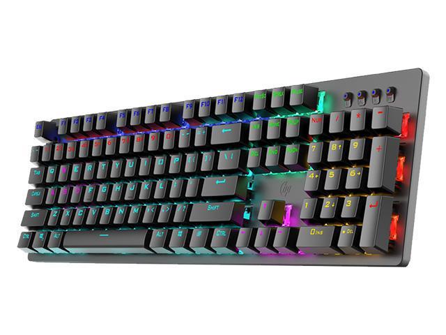 HP GK100 RGB MECHANICAL GAMiNG KEYBOARd WiTH BLUE SWiTCH