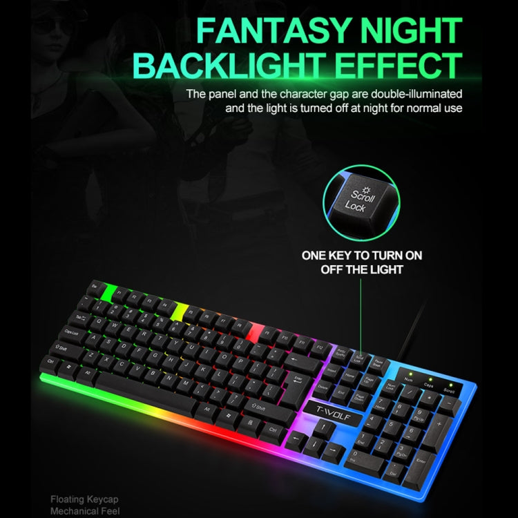 T-Wolf TF230 Gaming Keyboard and Mouse