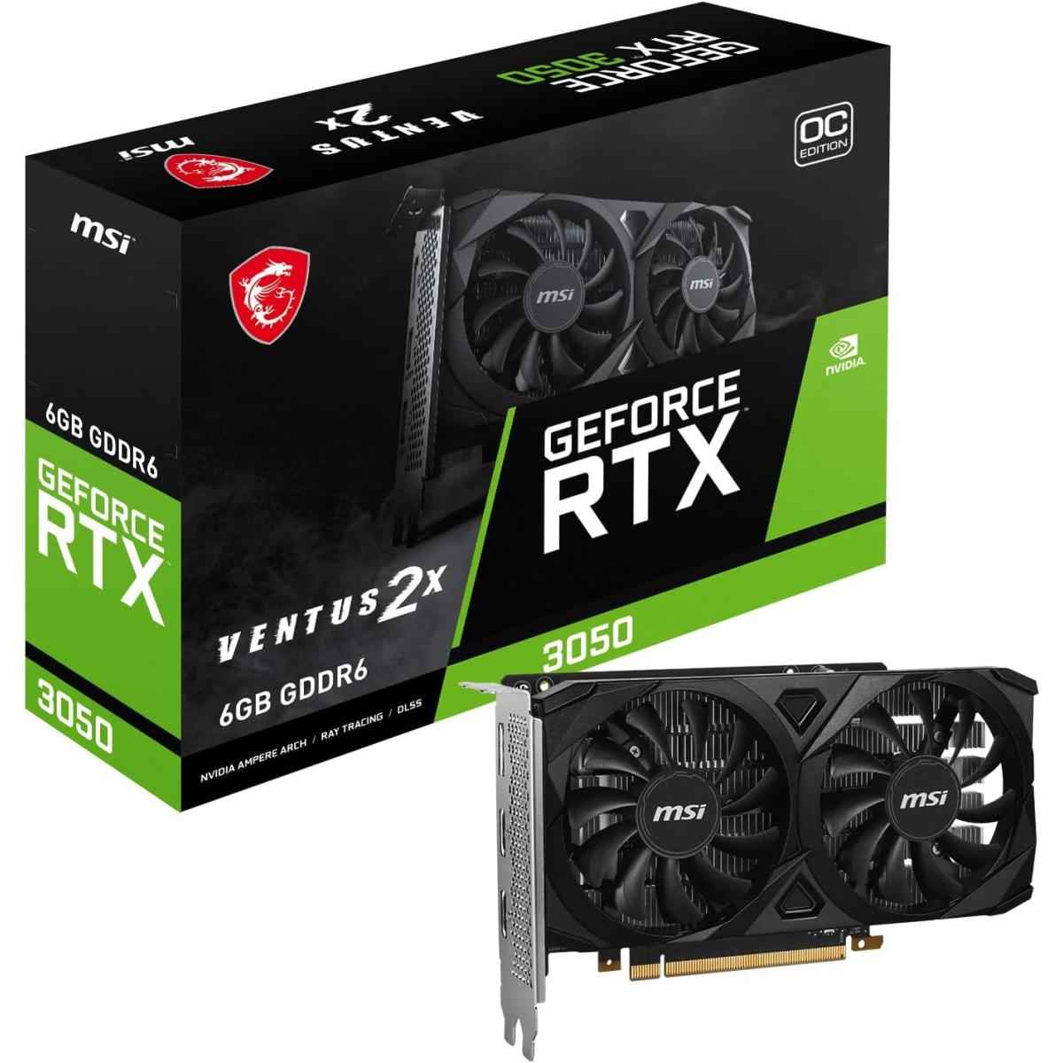 Customer Reviews Be the first to write a review Write a review Msi Geforce Rtx 3050 Ventus 2x E 6gb Oc Graphics Card