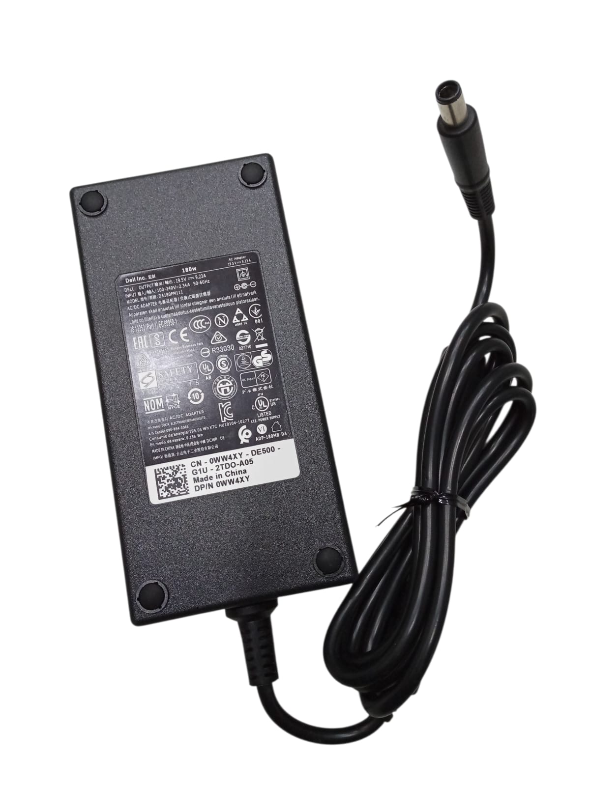 Dell 180W Laptop Charger (19.5V - 9.23A | 7.4*5.0mm) صورة ثانوية