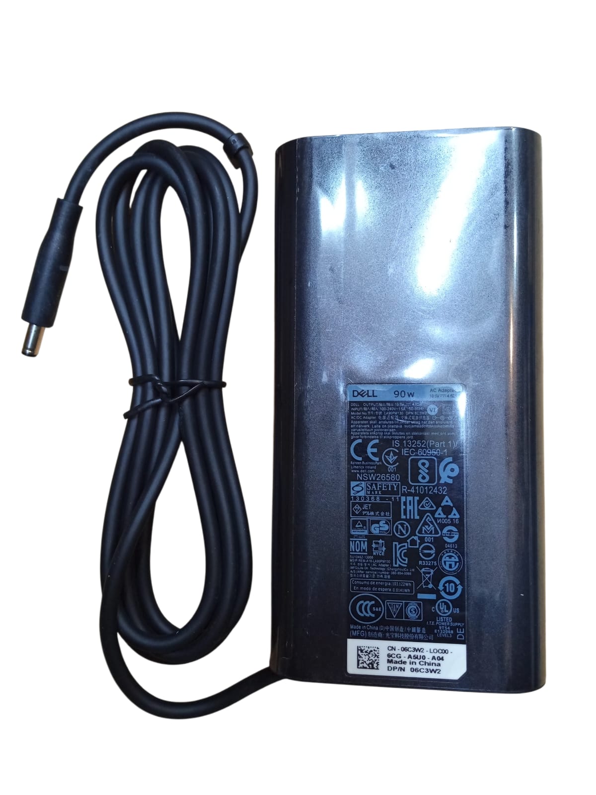 Dell 90W Laptop Charger (19.5V - 4.62A | 4.5*3.0mm) صورة ثانوية