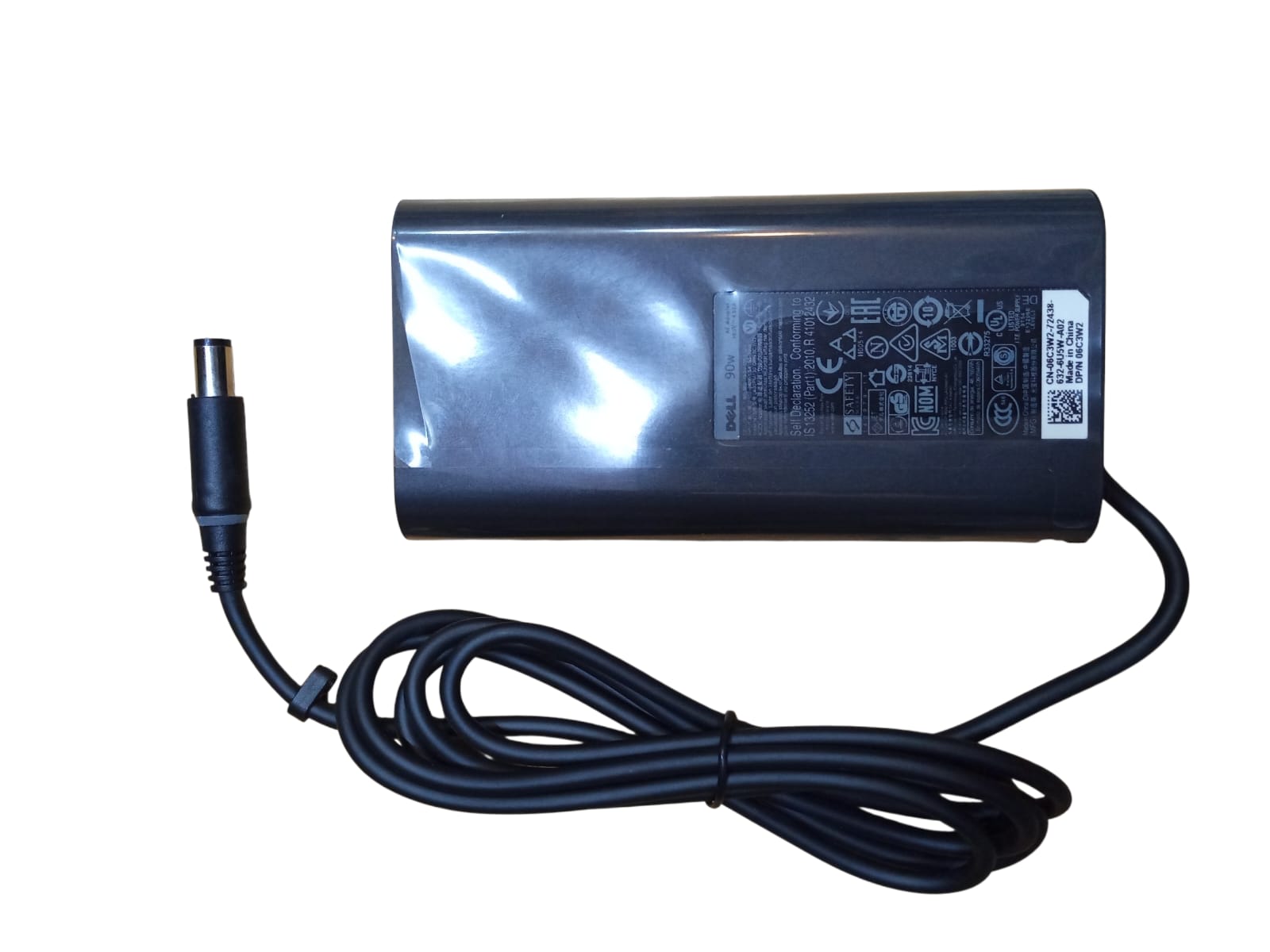 Dell 90W Laptop Charger (19.5V - 4.62A | 7.4*5.0mm) صورة ثانوية