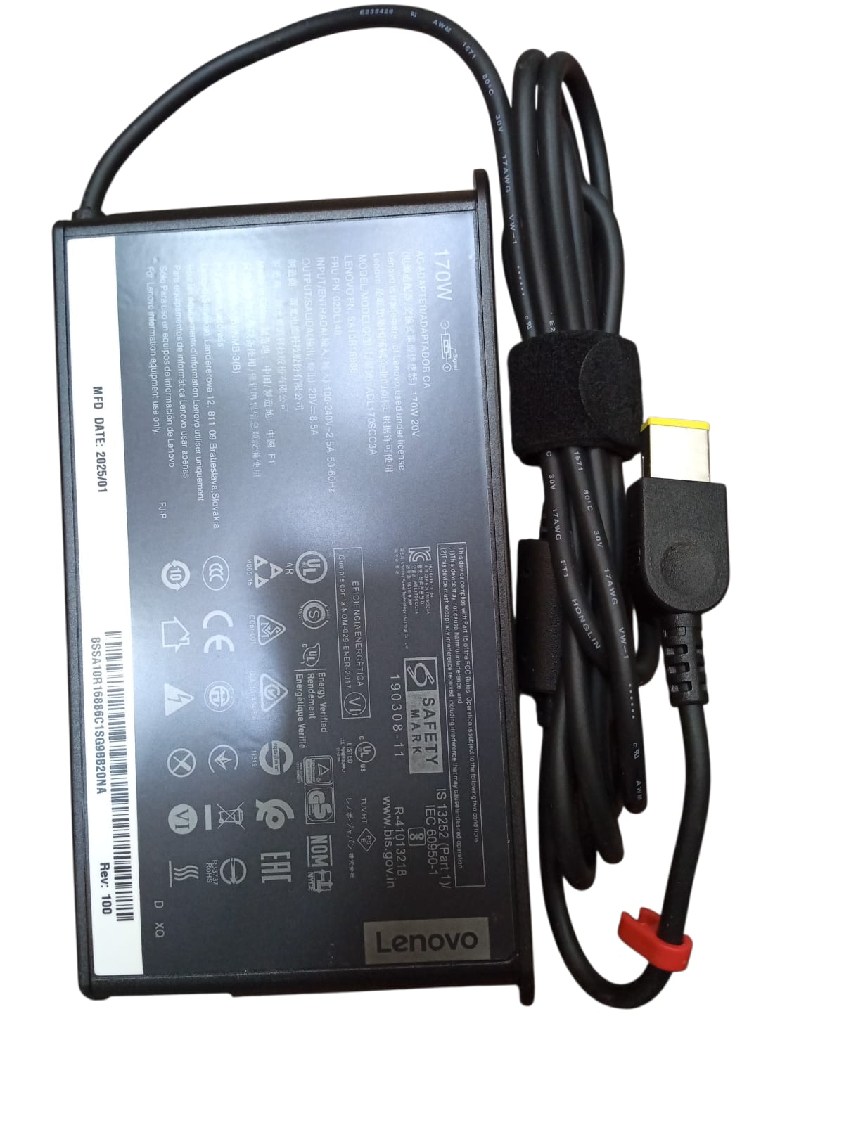 Lenovo 170W Laptop Charger (20V - 8.5A | USB Type)