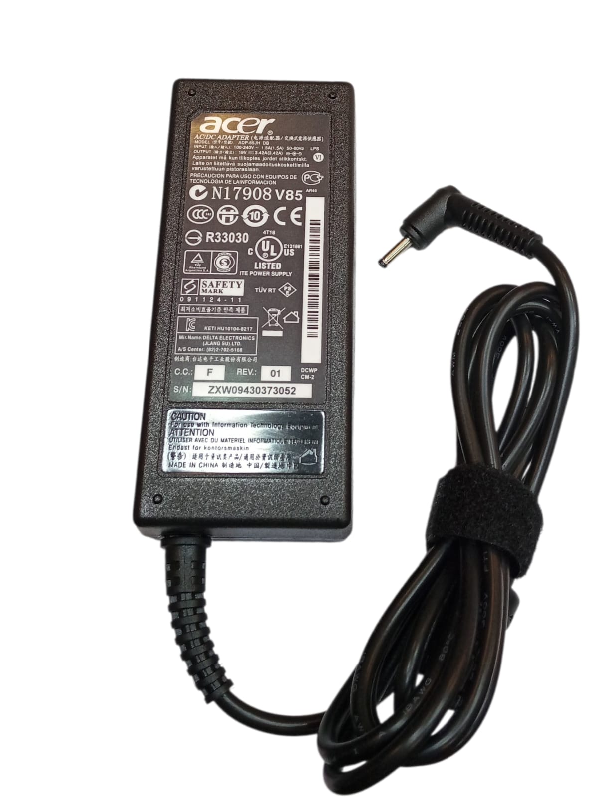 Acer 65W Laptop Charger (19.5V - 3.42A) صورة ثانوية