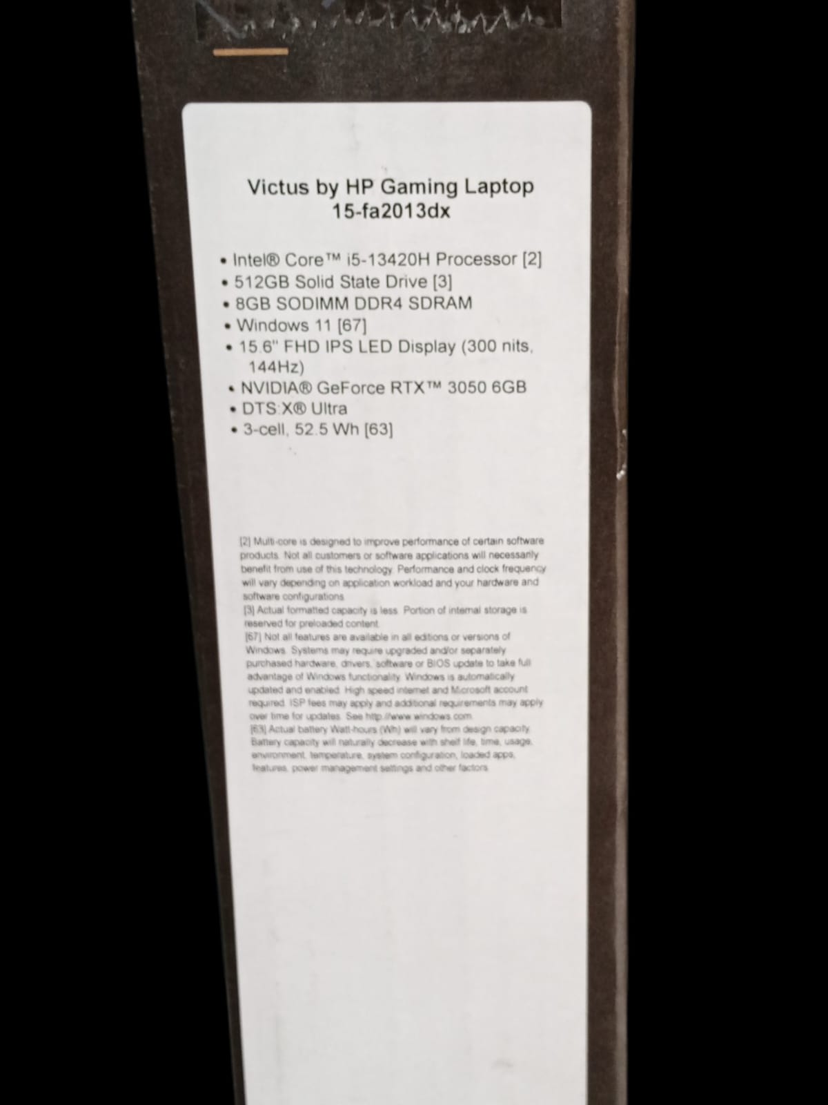 HP Victus Gaming Laptop 15-fa2013dx صورة ثانوية