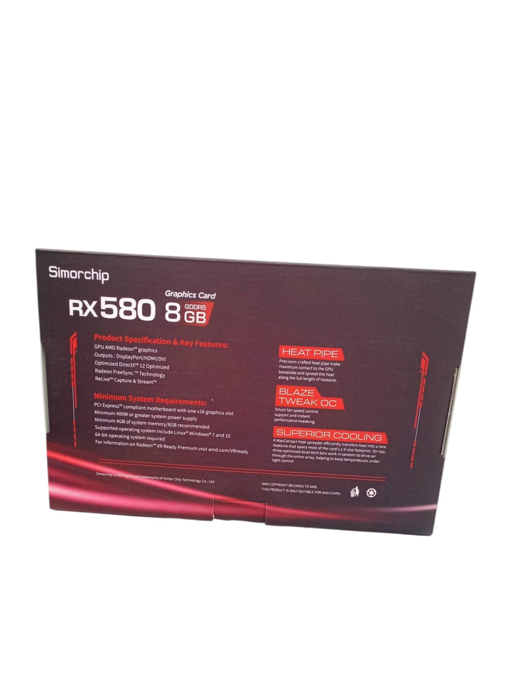 Simorchip Radeon™ RX 580 8GB GDDR5 | Dual Fan Design