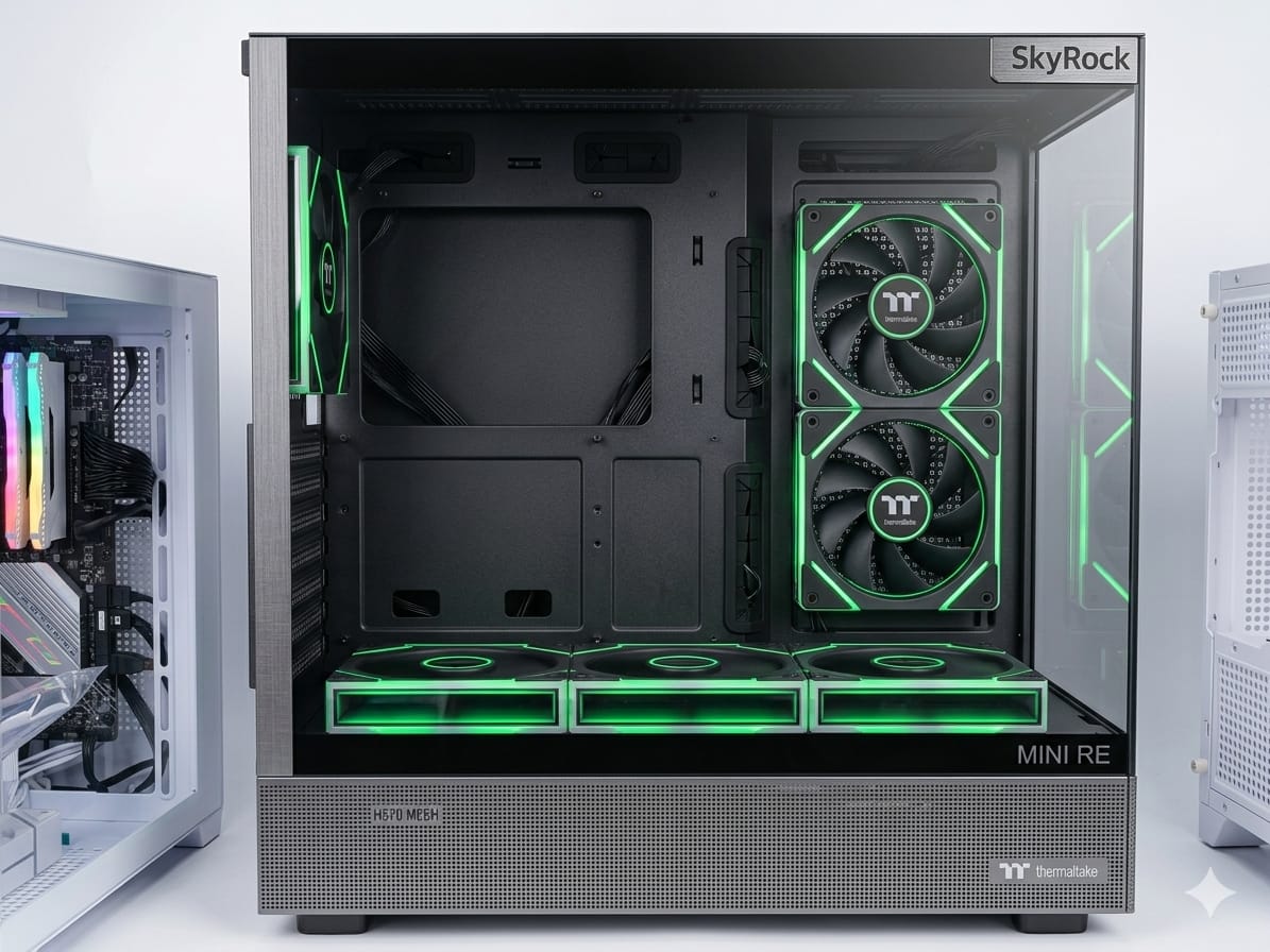 Case Thermaltake Premium Chassis  Advanced Cooling Solution with 6 Pre-installed Fans