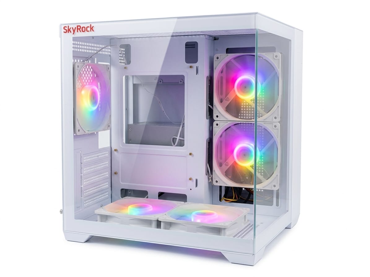 Case SKYROCK SB FAN 5 SERIES  Premium Panoramic Gaming Chassis Main image