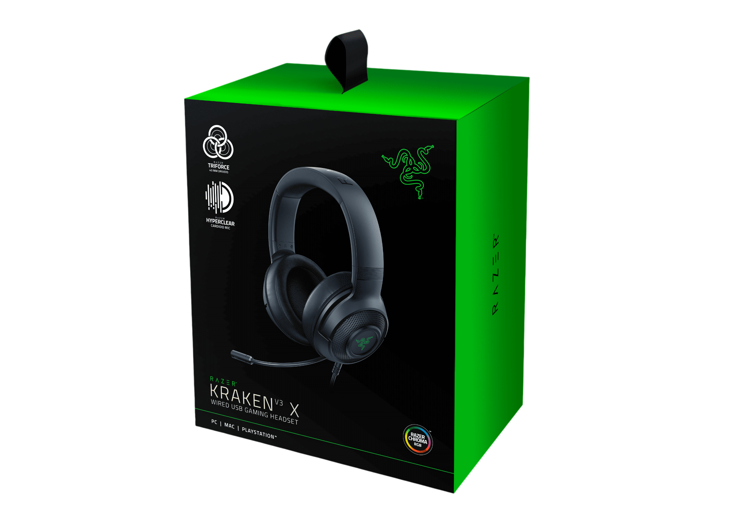Razer Kraken X Wired Gaming Headset – Ultra-Light Comfort for Gaming
