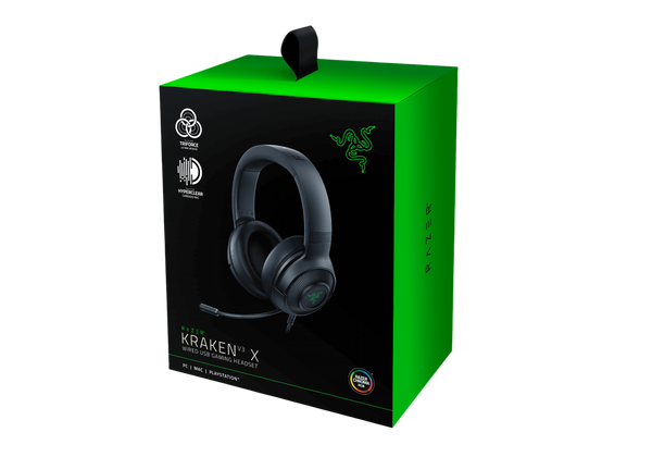 Razer Kraken X Wired Gaming Headset – Ultra-Light Comfort for Gaming