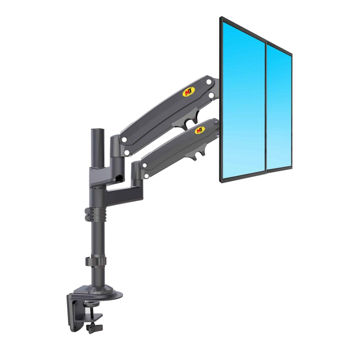 NB North Bayou H180 17" to 27" Ergonomic Gas-Spring Multifuntional Desk Mount TV Bracket Main image