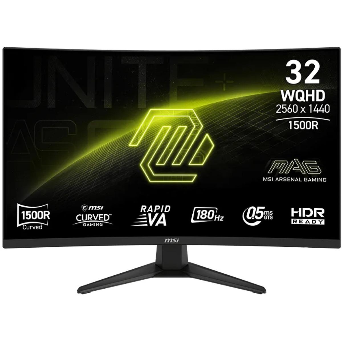 MSI MAG 321CQF E18 32" 2K (2560 x 1440) Curved Monitor Rapid VA Main image