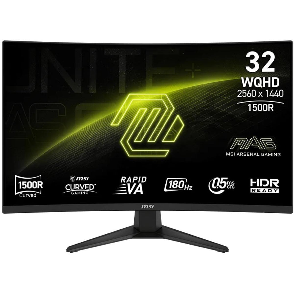 MSI MAG 321CQF E18 32" 2K (2560 x 1440) Curved Monitor Rapid VA