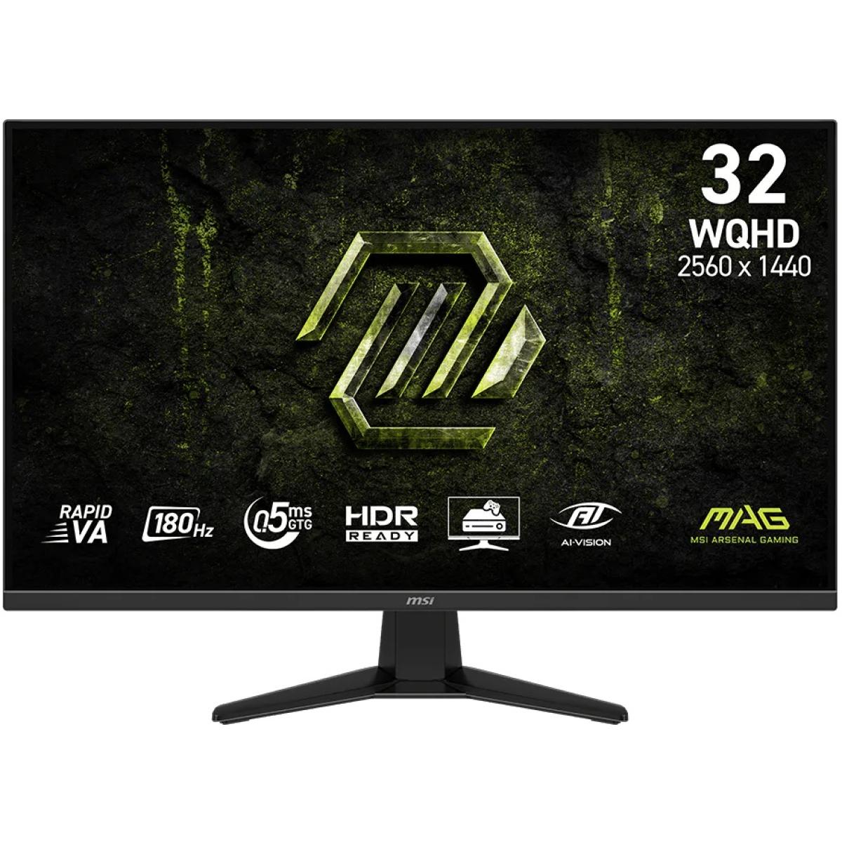 MSI MAG 325QF E18V 32" 2K (2560 x 1440) Flat Monitor Rapid VA