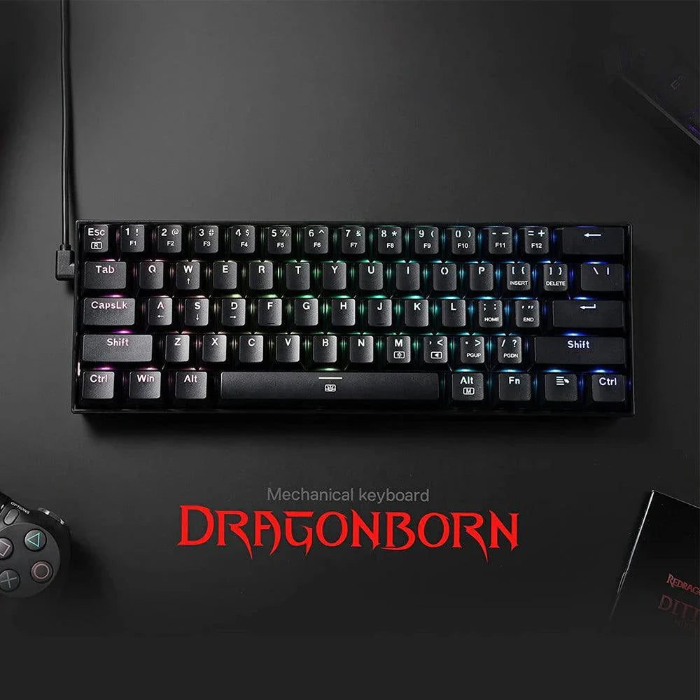 Redragon K630 Dragonborn 60% Rgb Gaming Keyboard Main image