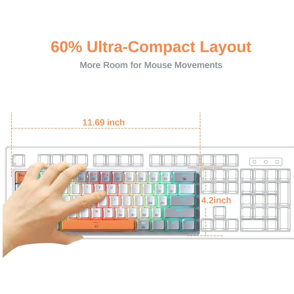 Redragon K642wgo Akali 60% Rgb Mechanical Keyboard Secondary image