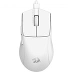 REDRAGON K1NG 1K M724W 12400 DPI 5 WIRED GAMING MOUSE - WHITE