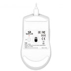 REDRAGON K1NG 1K M724W 12400 DPI 5 WIRED GAMING MOUSE - WHITE